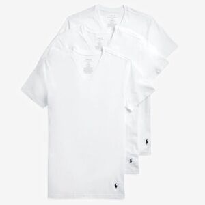 POLO RALPH LAUREN Slim Modern Fit Wicking V-Necks (3-Pack)